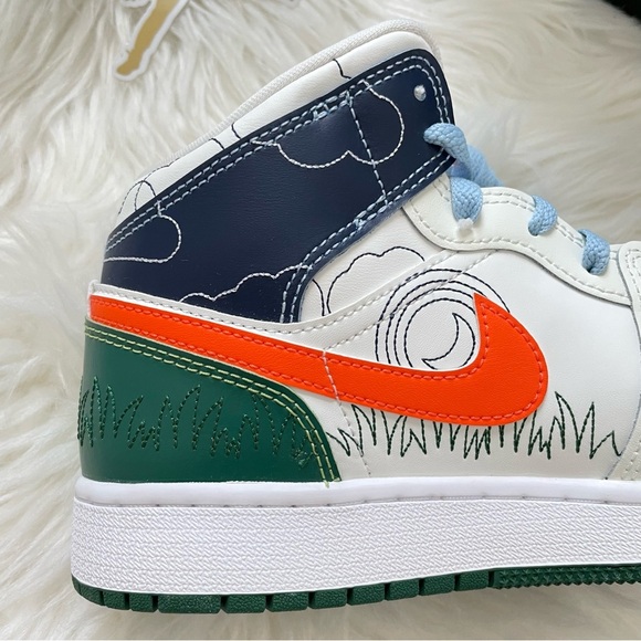 NIKE AIR JORDAN 1 MID SE BACKYARD PRICE FIRM - Picture 12 of 16